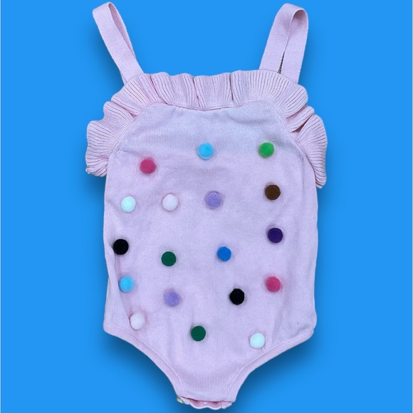 Maacie- Pom Pom Bodysuit - Picture 1 of 1